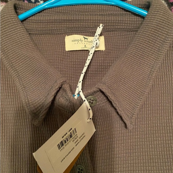 Simply Southern /Shacket/Jacket  Gray BNWT - Picture 2 of 9